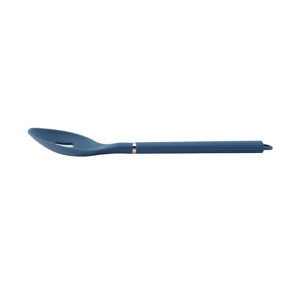 Nautilus Silicone Slotted Spoon, Blue - RNGT-9011 - Image 3