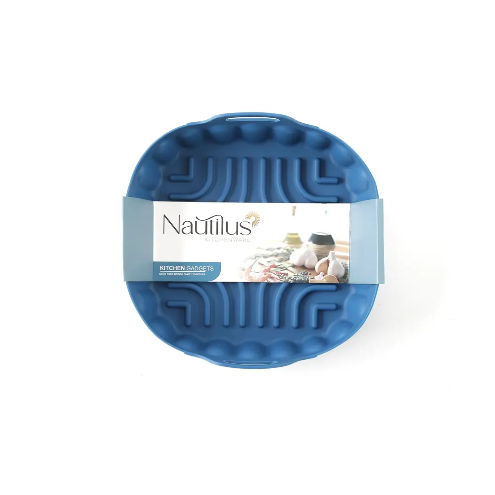 Nautilus Silicone Small Baking Pan, Blue - RNGT-9033 - Image 5