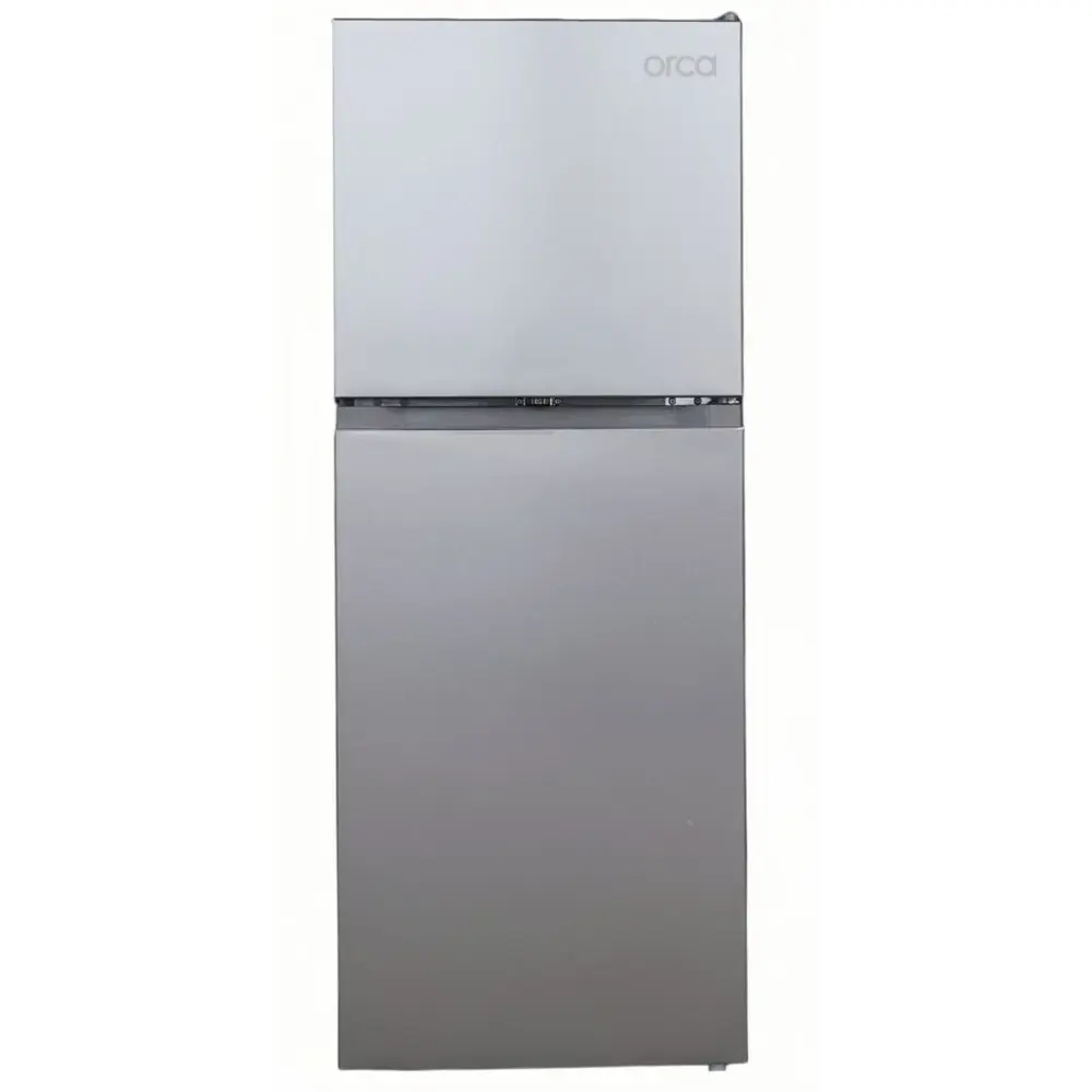 Orca Top Mount Freezer Refrigerator 200 Liters 7 CFT, Silver - OR-BCD197W