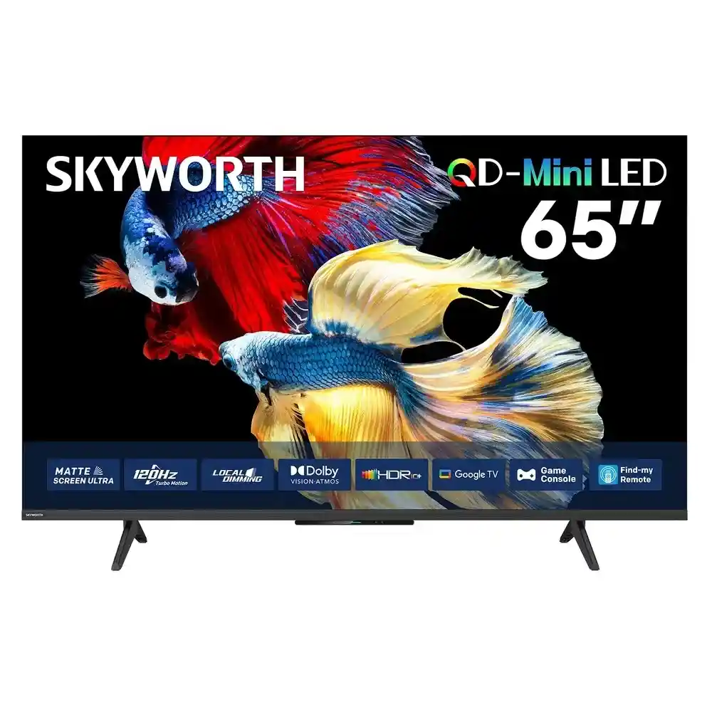 Skyworth 65-Inch Mini LED UHD-4K Android Smart TV - LED-65X6600H