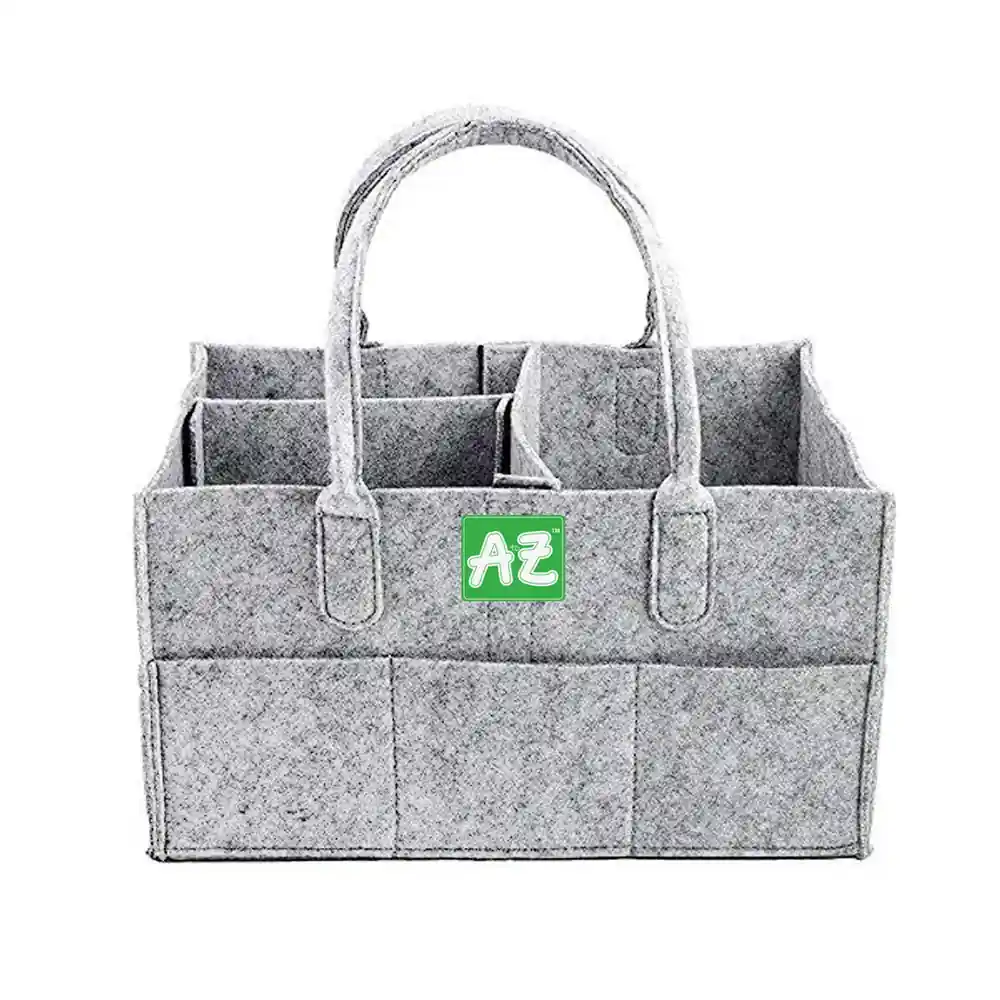 Star Babies A To Z Diaper Caddy Organizer, Grey - VD-0785034868894 - Image 3