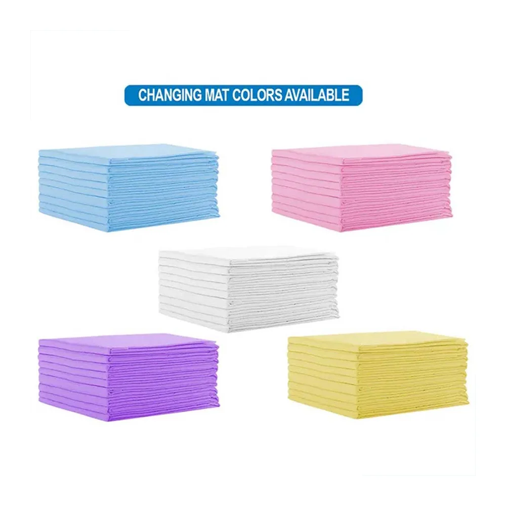 Star Babies Diaper Caddy Organizer with Disposable Changing Mat 50pcs, Grey - VD-0760532707005 - Image 3