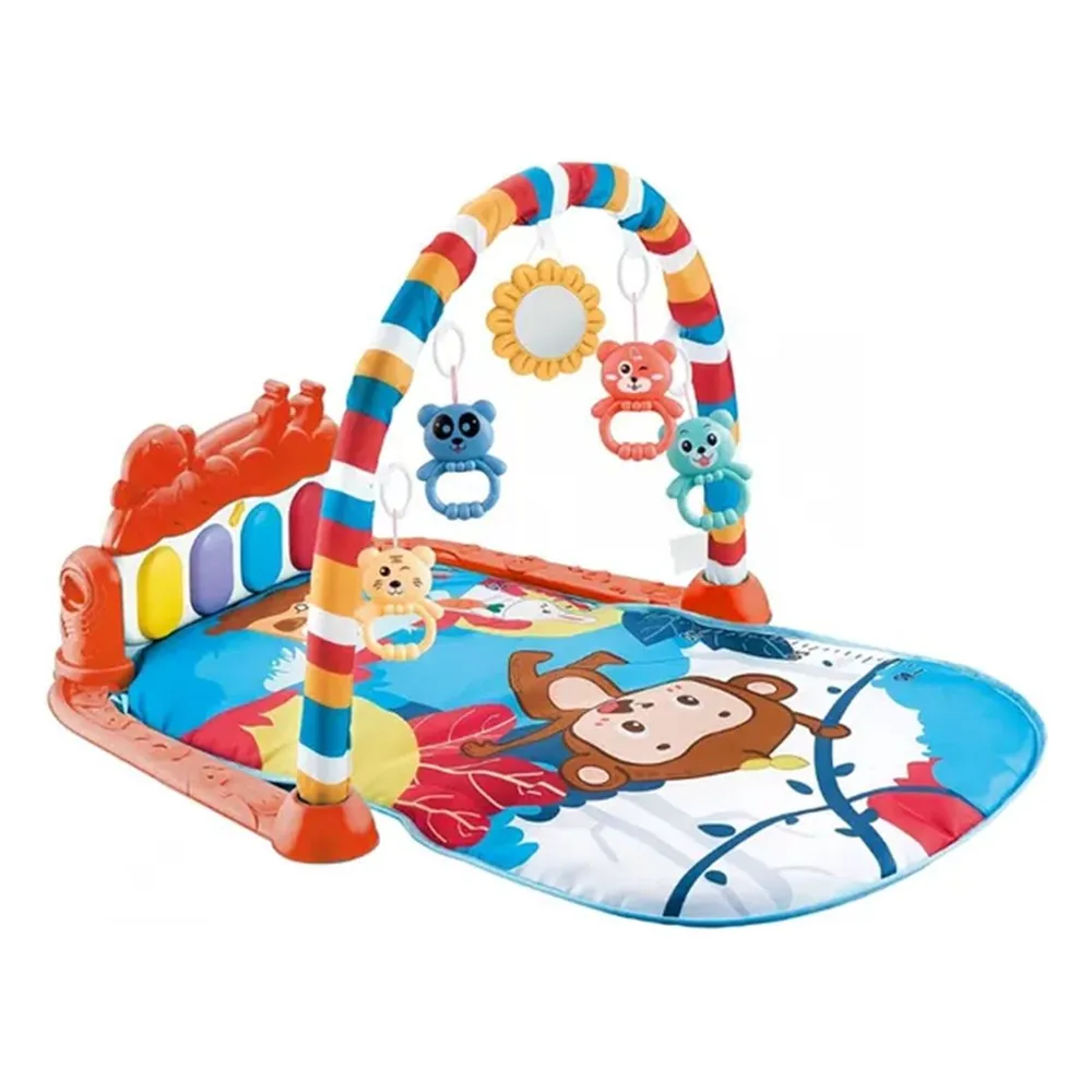 Star Babies Double-Sided Pedal Piano Activity Playmat, Multicolor, Multiple Play Modes - VD-0666945121660
