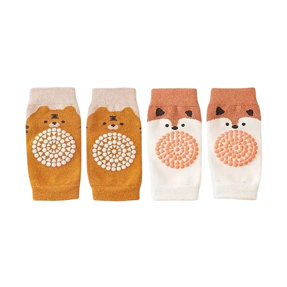 Star Babies Knee Pad, Pack of 2, Blister Pack, 14 x 7 x 2 cm, Soft & Stretchy Material, Anti-Slip Silicone Grip - VD-0795276696520