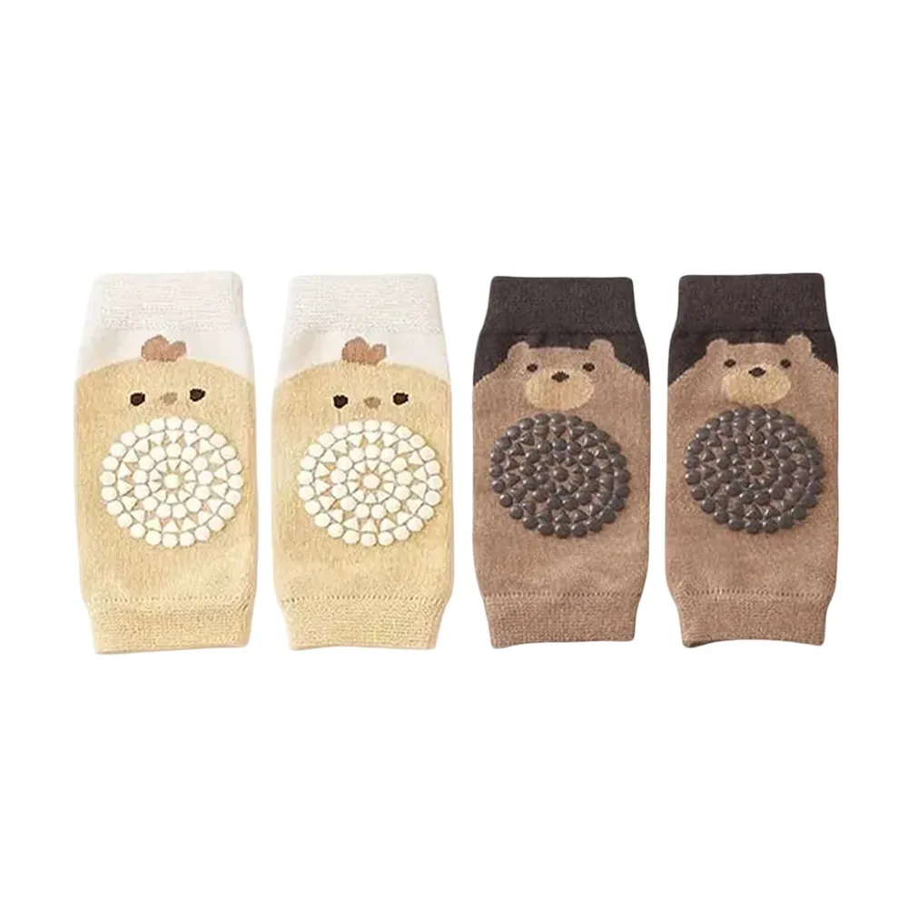 Star Babies Knee Pad, Pack of 2, Blister Pack, 14 x 7 x 2 cm, Soft & Stretchy Material, Anti-Slip Silicone Grip - VD-0795276696537