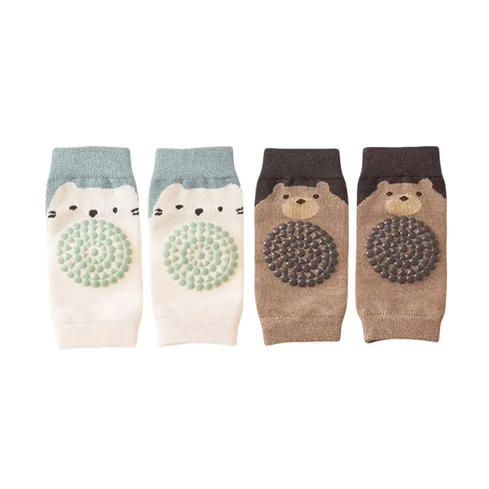 Star Babies Knee Pad, Pack of 2, Blister Pack, 14 x 7 x 2 cm, Soft & Stretchy Material, Anti-Slip Silicone Grip - VD-0795276696551