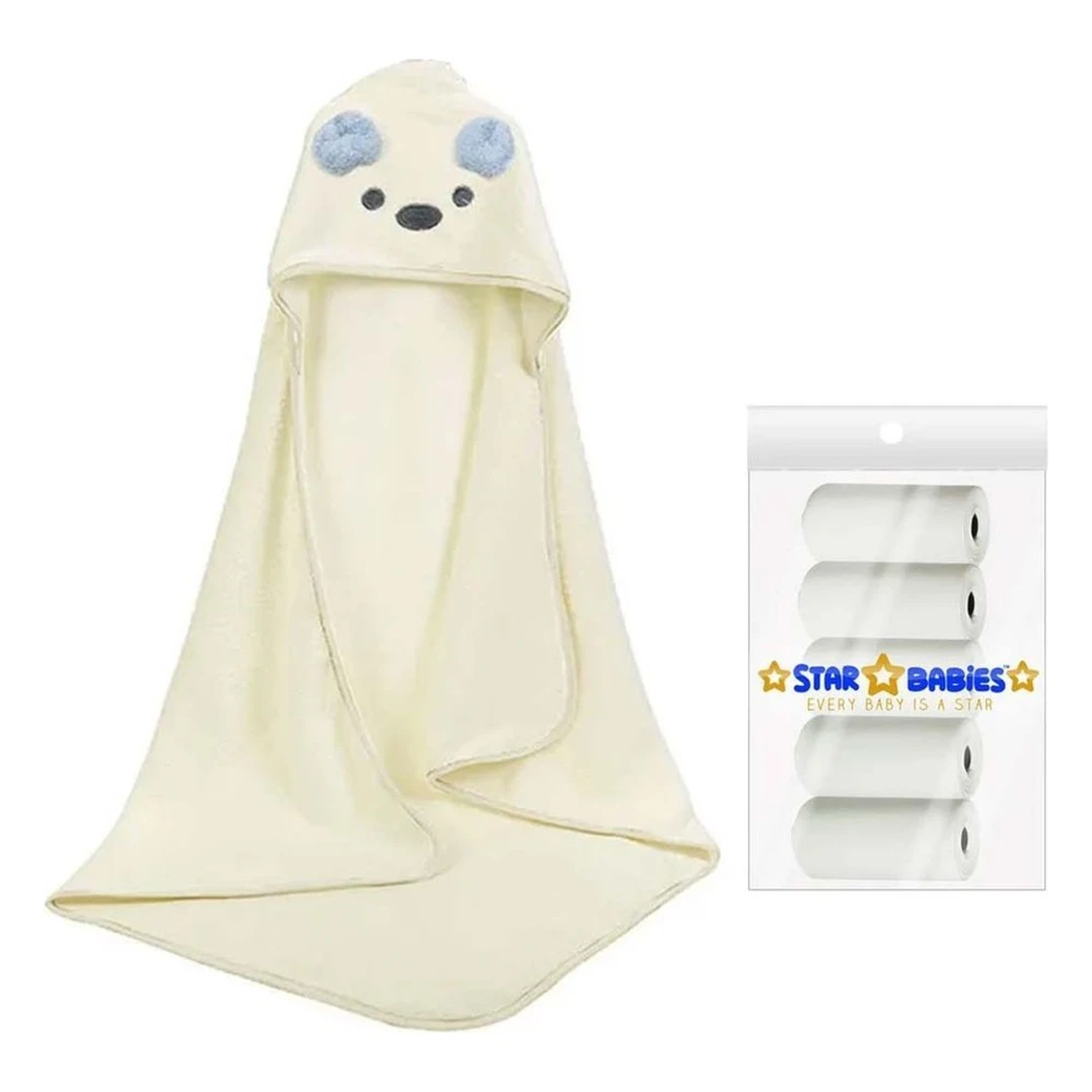 Star Babies Scented Nappy Bag, Kids Hooded Towel, Assorted, Scented Nappy Bags - VD-0670724643038 - Image 5