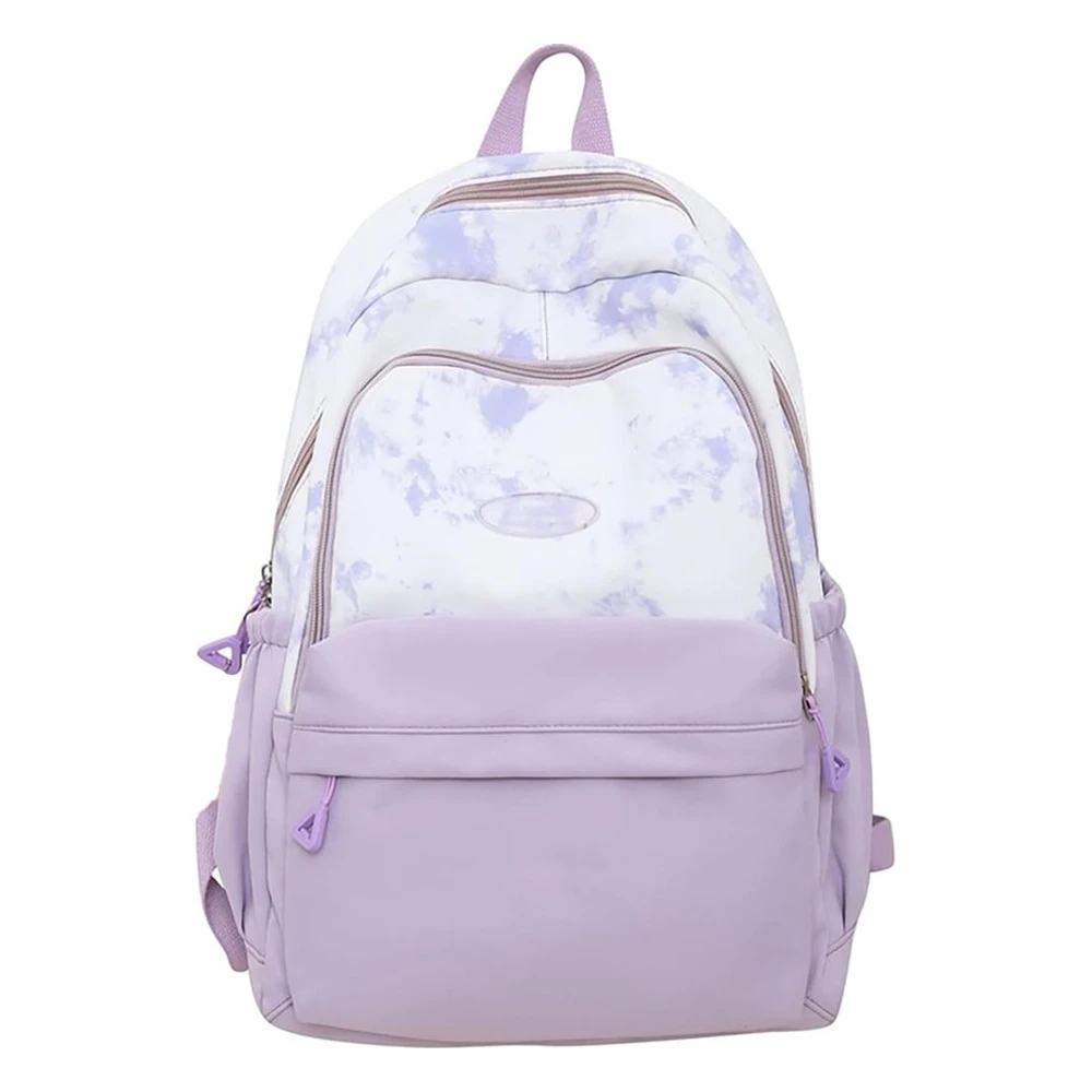 Star Babies Tie-Dye School Backpack, Lavender, 18-Inch and 46cm, 31 x 46 x 20 cm, Spacious Capacity, Durable Construction - VD-0649310958351