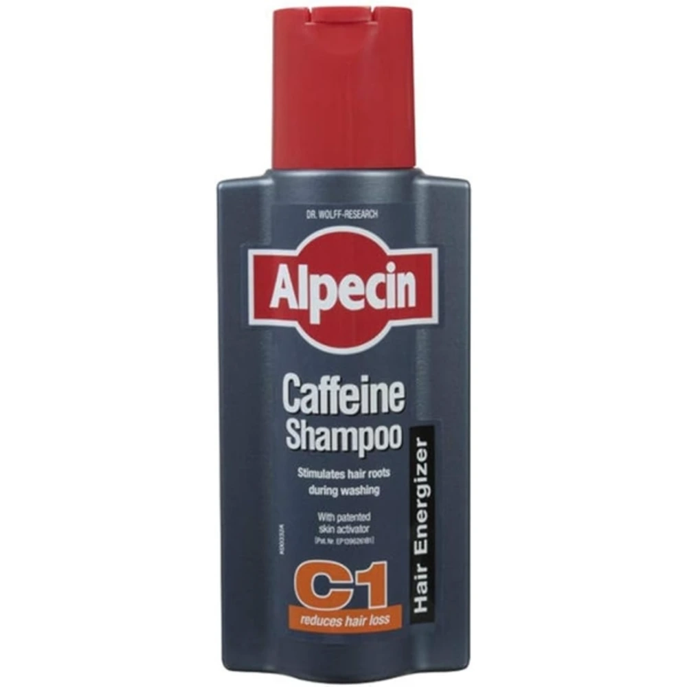 Alpecin C1 Caffeine Shampoo for Men, Hair Loss Prevention Shampoo with Zinc & Niacin, Strengthens Hair Roots, Silicone-Free, 250ml - APN-211187L2