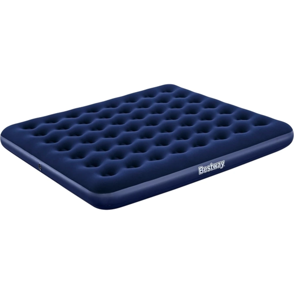 Bestway Air Mattress King 2.03m x 1.83m x 22cm, Inflatable Airbed for Guests, Camping & Sleepovers, Durable PVC Blow-Up Bed, Blue - 67004