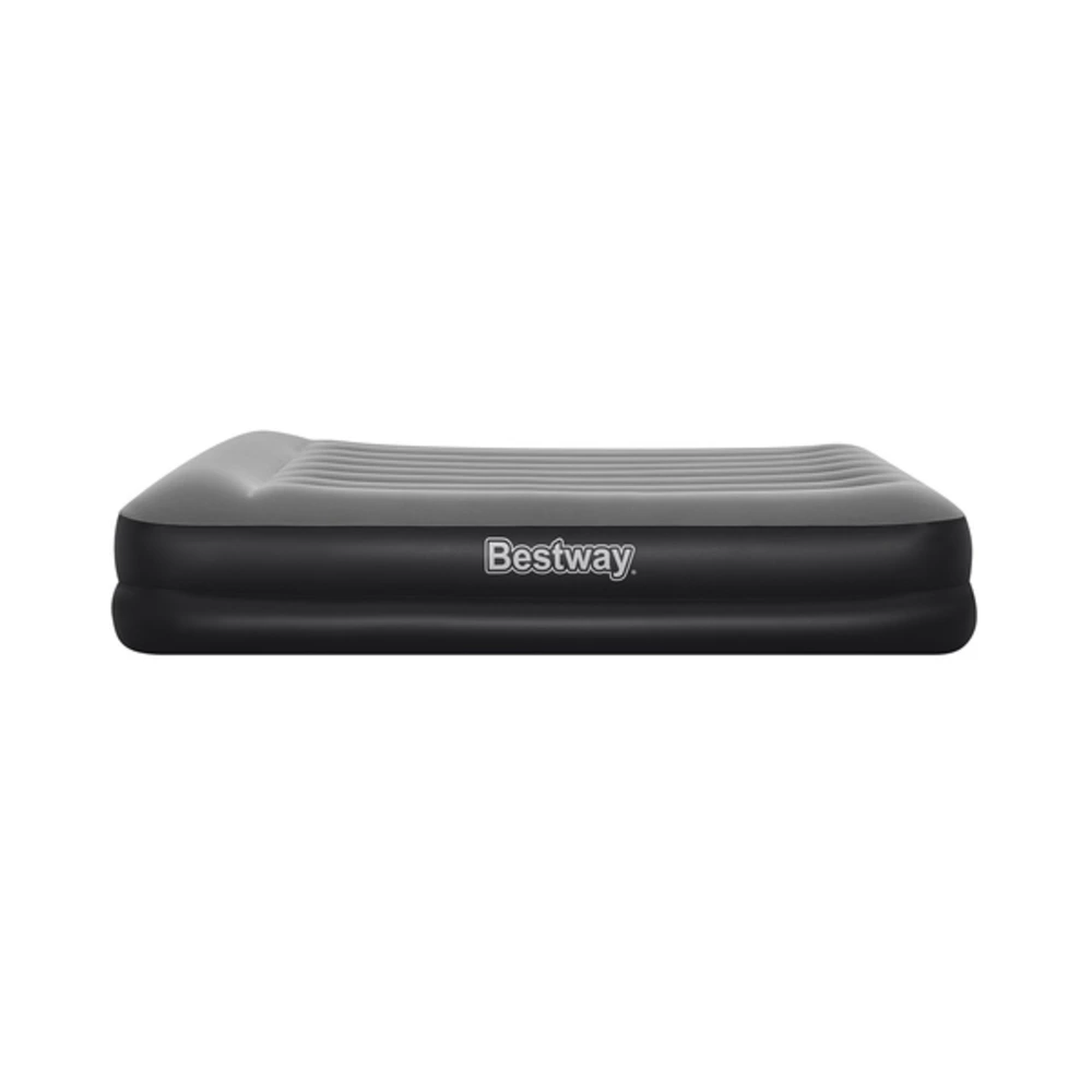 Bestway TriTech Air Mattress Queen 2.03m x 1.52m x 46cm, Built-In AC Electric Pump, Raised Inflatable Guest Bed, Black - 67403 - Image 5