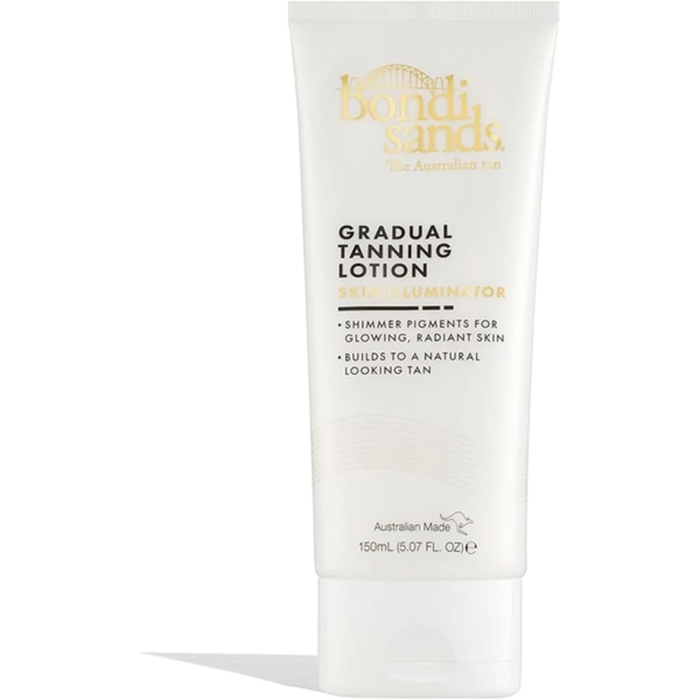 Bondi Sands Gradual Tanning Lotion Skin Illuminator, Shimmer Body Moisturiser for Natural Glow, Vegan, Paraben-Free, 150ml - BDS-173239L1