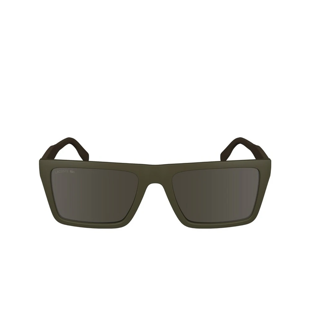 Lacoste Mens Rectangular Sunglasses, Brown Lenses, Full Frame - L6009S.275 - Image 2