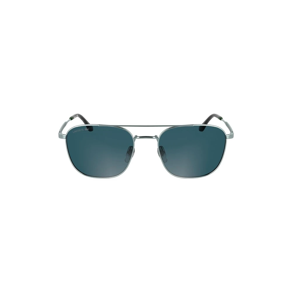Lacoste Unisex Modified Rectangle Sunglasses, Blue Lenses, Full Frame - L269S.046
