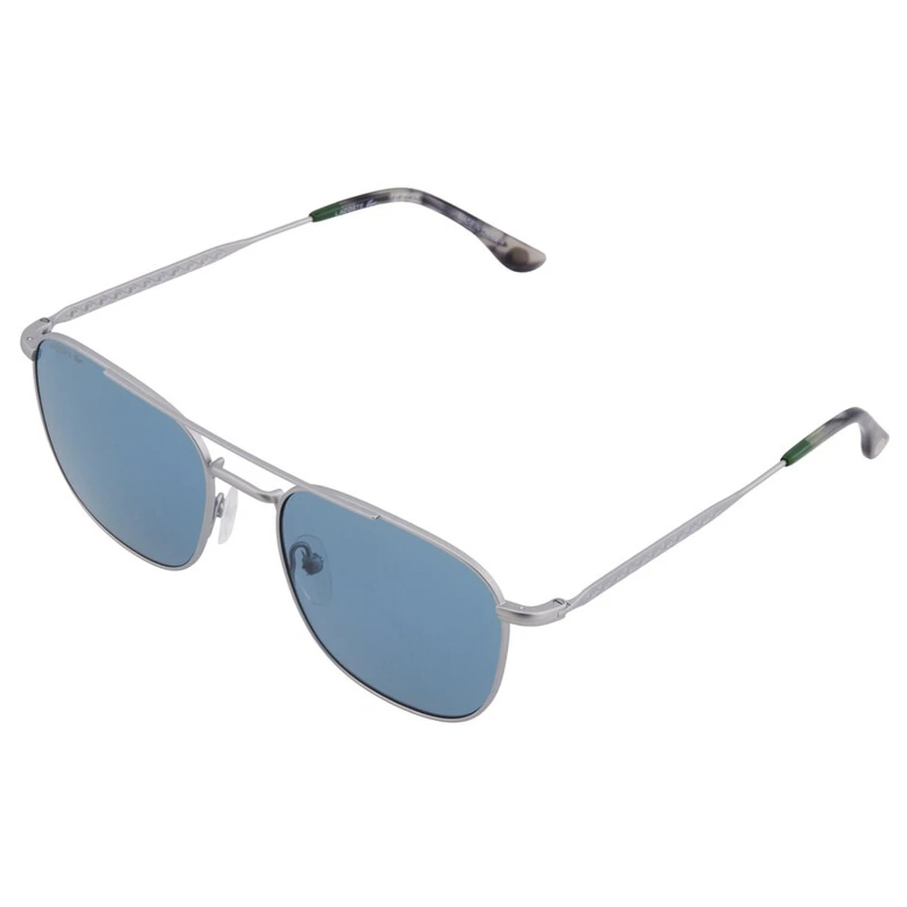 Lacoste Unisex Modified Rectangle Sunglasses, Blue Lenses, Full Frame - L269S.046 - Image 4