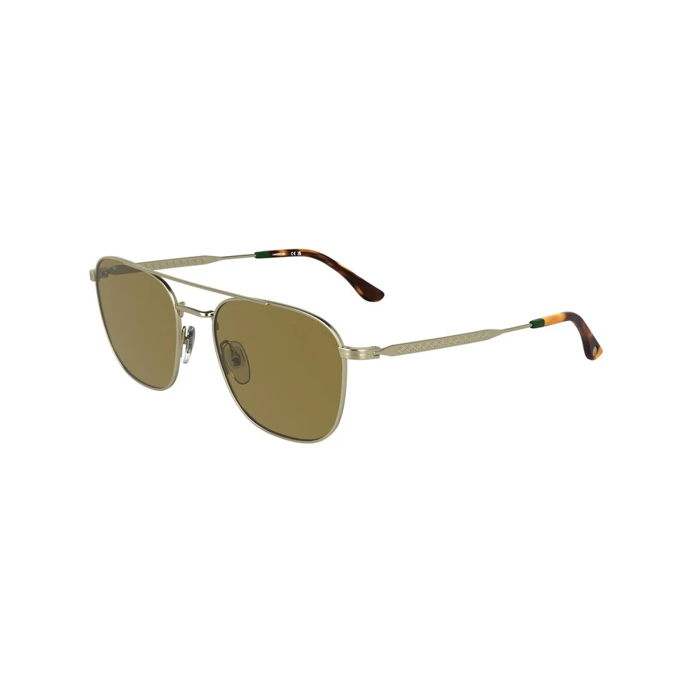 Lacoste Unisex Modified Rectangle Sunglasses, Brown Lenses, Full Frame - L269S.710 - Image 4