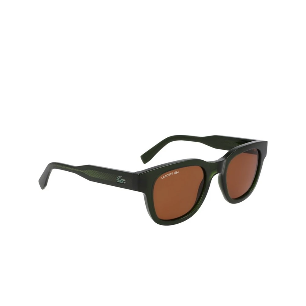 Lacoste Unisex Oval Sunglasses, Brown Lenses, Full Frame - L6023S.275