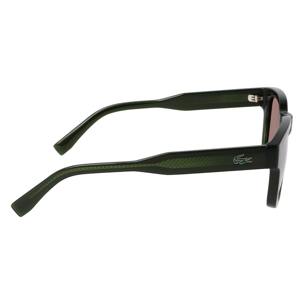 Lacoste Unisex Oval Sunglasses, Brown Lenses, Full Frame - L6023S.275 - Image 3