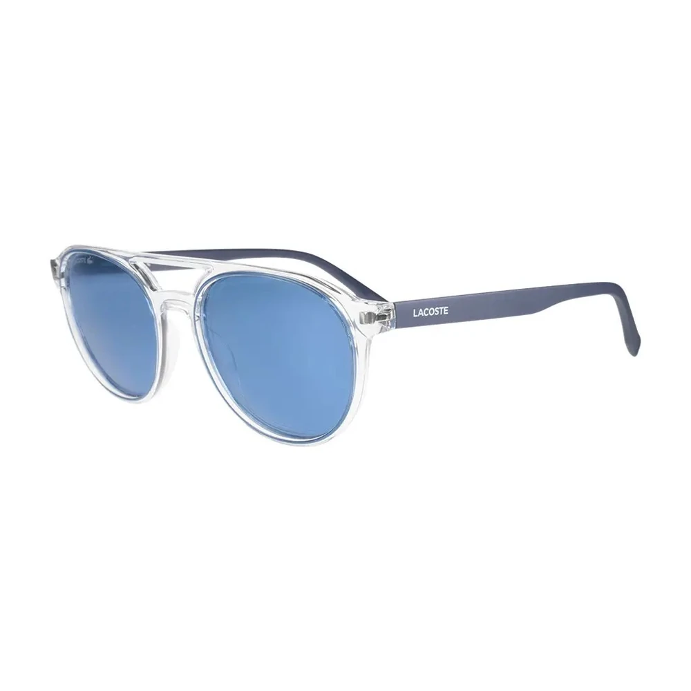 Lacoste Unisex Round Sunglasses, Blue Lenses, Full Frame - L881SN.424 - Image 2
