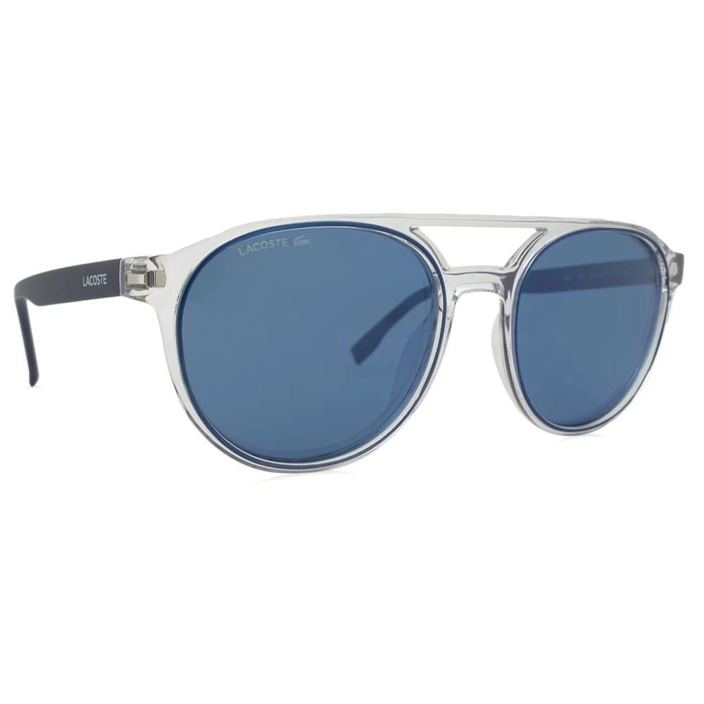 Lacoste Unisex Round Sunglasses, Blue Lenses, Full Frame - L881SN.424 - Image 3