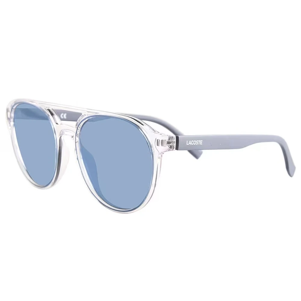 Lacoste Unisex Round Sunglasses, Blue Lenses, Full Frame - L881SN.424 - Image 5