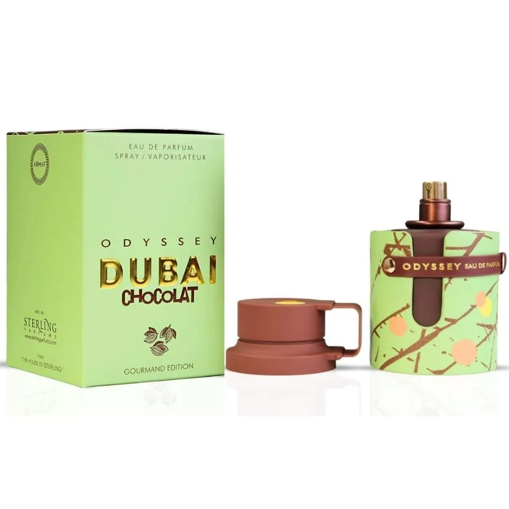 Armaf Odyssey Dubai Chocolate Edition Eau de Parfum (EDP) 100 ml Unisex - Chocolate & Pistachio - 6295199804360 - Image 3