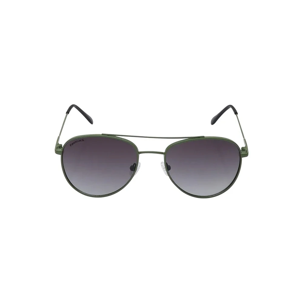 Fastrack Mens Aviator Sunglasses, Smoke Lenses, Full Rim - M256BK3V