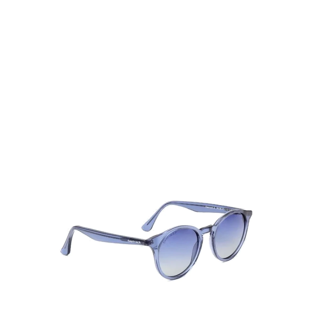 Fastrack Unisex Polarized Round Sunglasses, Blue Lenses, Full Rim - P603BL1PV