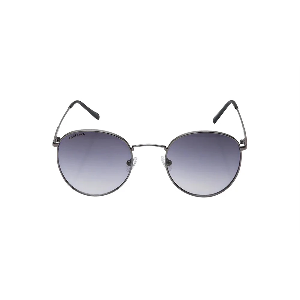 Fastrack Womens Round Sunglasses, Purple Lenses, Full Rim - M257PR10V