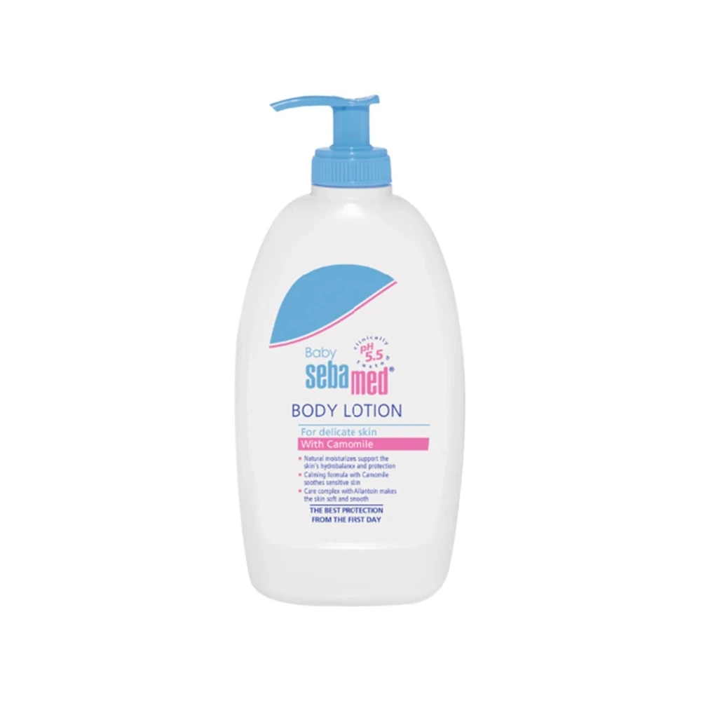 Sebamed Baby Body Lotion, pH 5.5, Moisturizing & Emollient Care with Chamomile Extract and Allantoin, 400 ml - HC0101