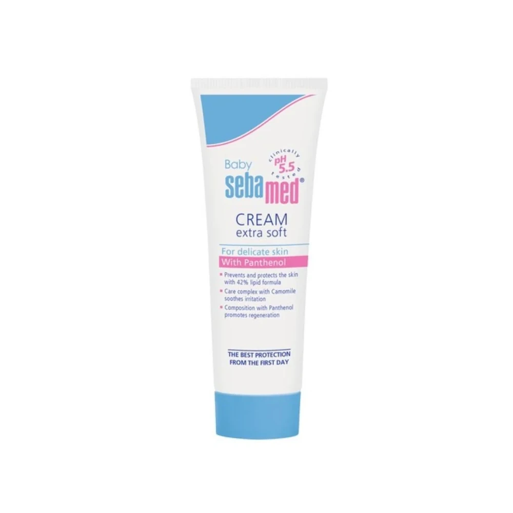 Sebamed Baby Cream Extra Soft, pH 5.5, Rich Lipid Care, Jojoba Oil, Panthenol, Shea Butter & Allantoin, 50 ml - HC0117