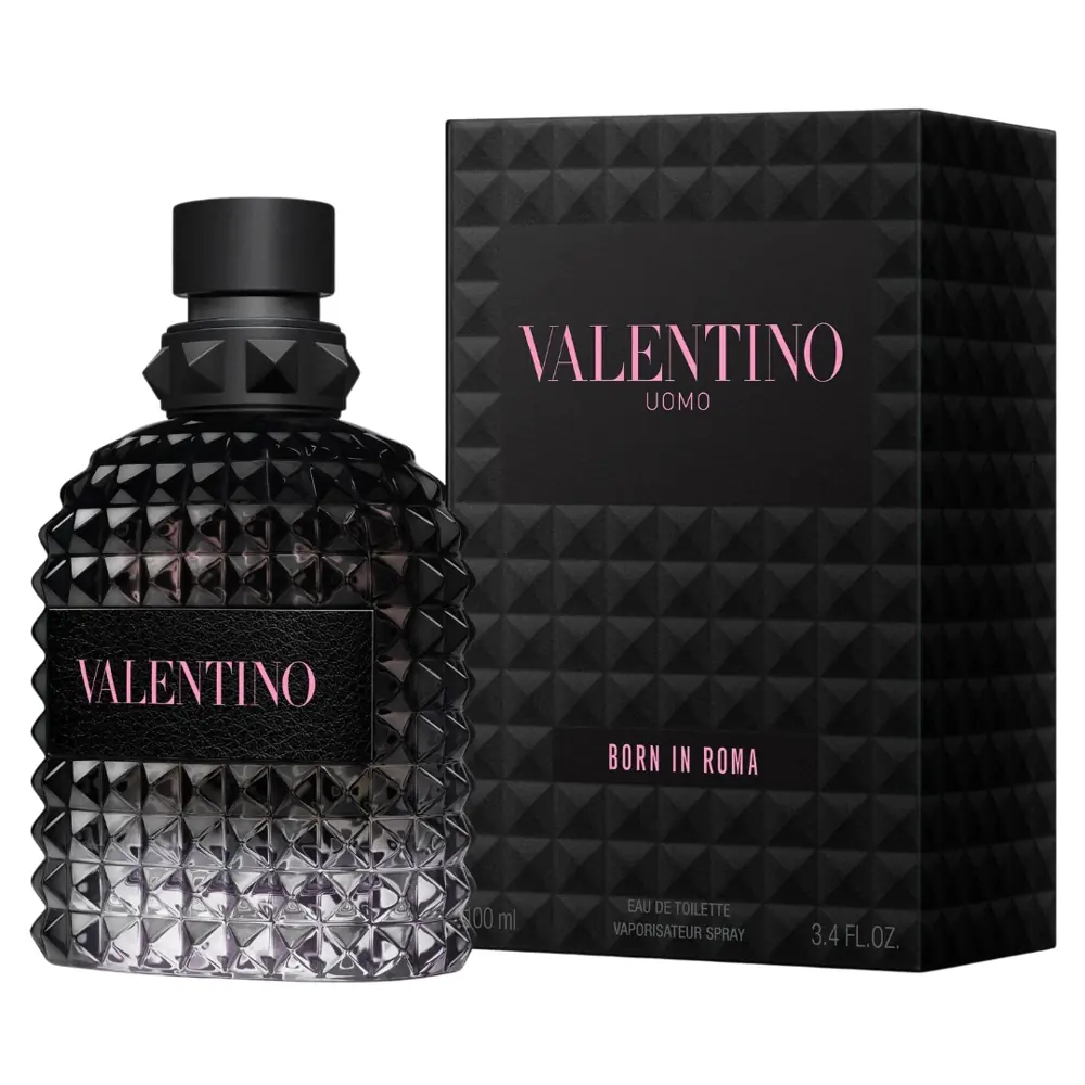 Valentino Uomo Born In Roma Eau de Toilette (EDT) 100 ml for Men - Mineral & Woody Notes - 3614272761469