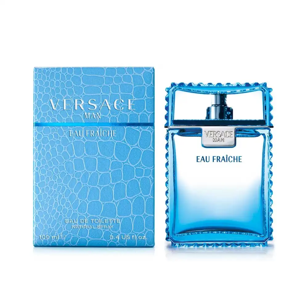 Versace Eau Fraiche Eau de Toilette (EDT) 100 ml for Men - Citrus & Cedar - 8018365500037