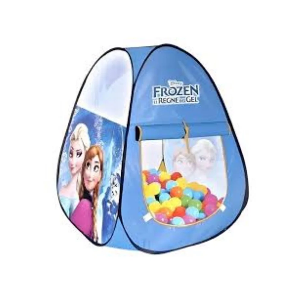 Frozen Kids Lightweight Play Tent with Easy Setup and Multicolour Character Design for Indoor and Outdoor Imaginative Adventures, Ages 4+ - DJX24477