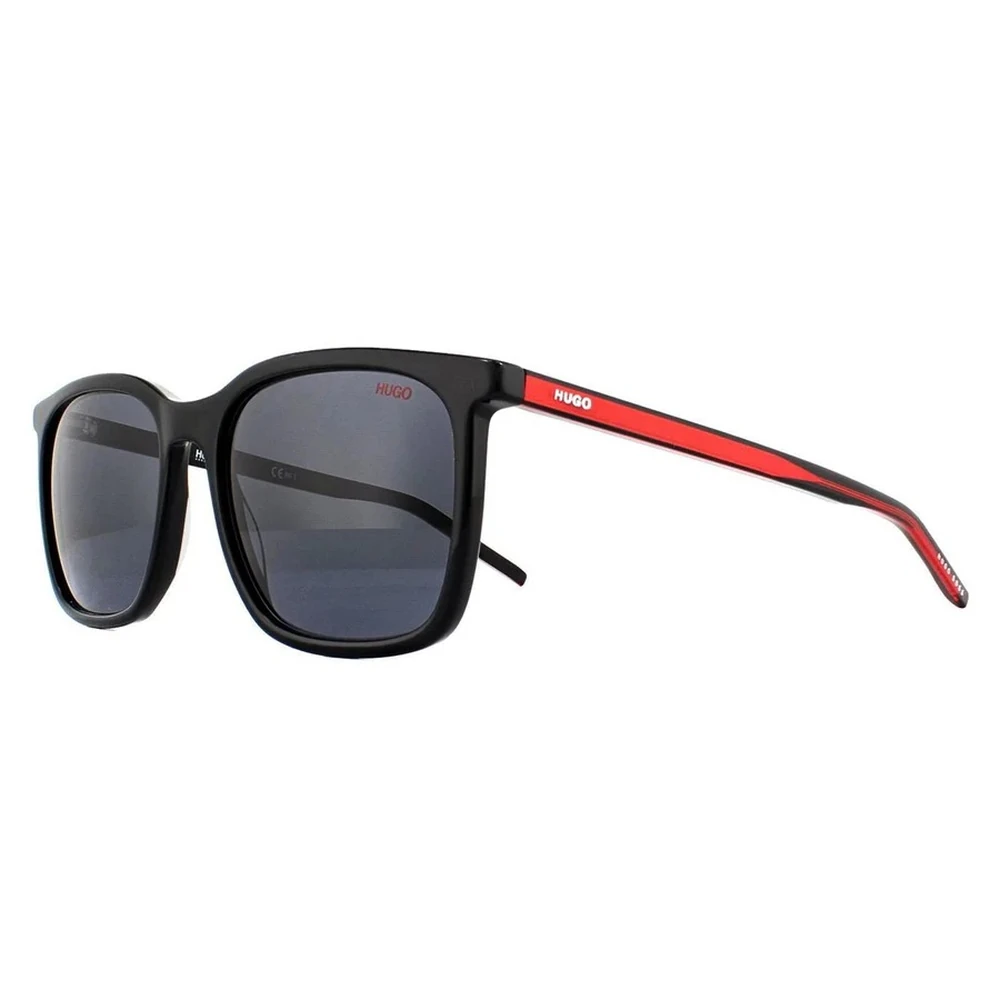 Hugo Mens UV Protected Rectangular Sunglasses, Grey Lenses, Full Rim - HG-1027-S-OIT - Image 2