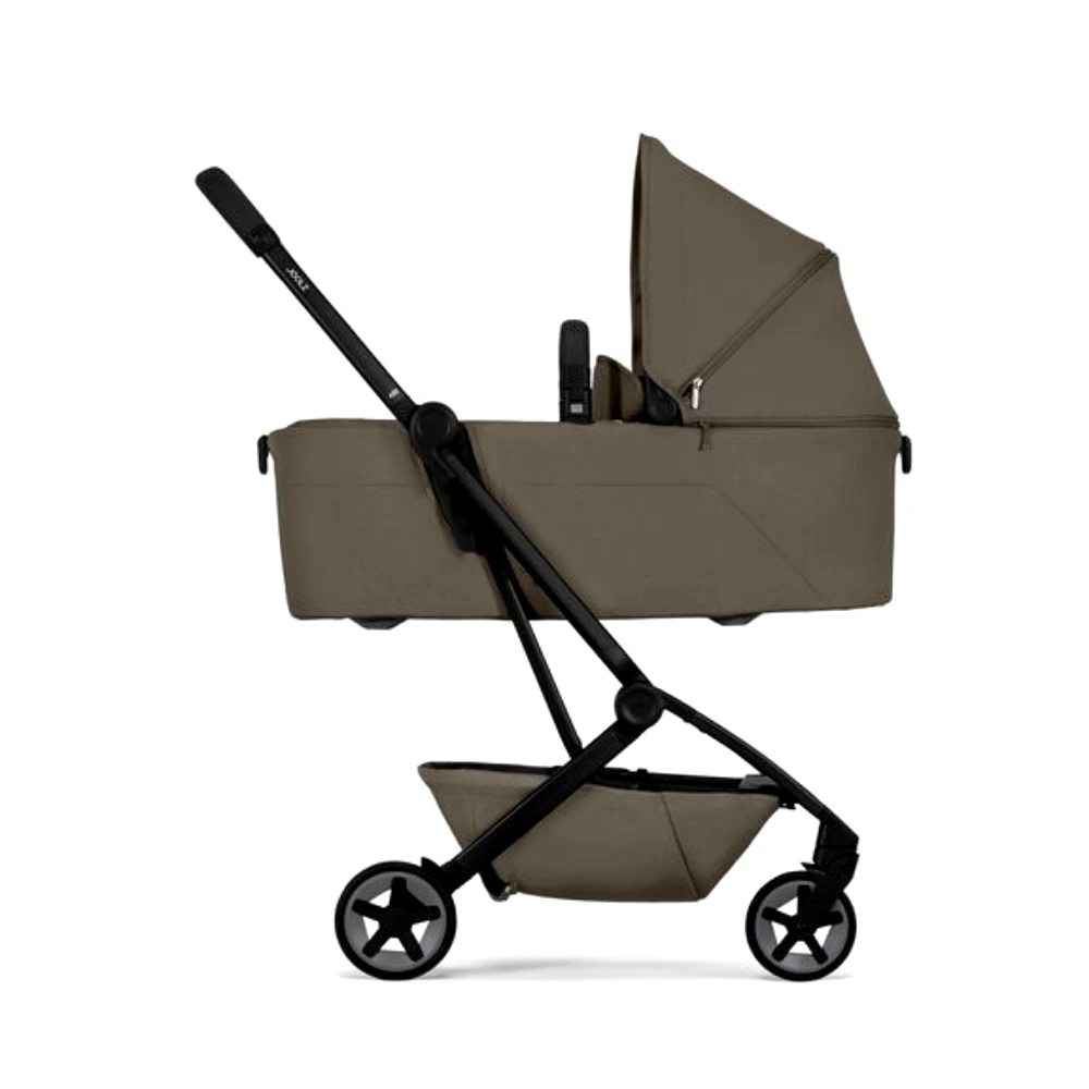Joolz Aer2 Foldable Baby Cot for Newborns, Overnight Sleep Approved Carrycot, One-Hand Self-Standing Fold, UPF 50+ Hood, 3.9kg, Hazel Brown - 320057 - Image 5