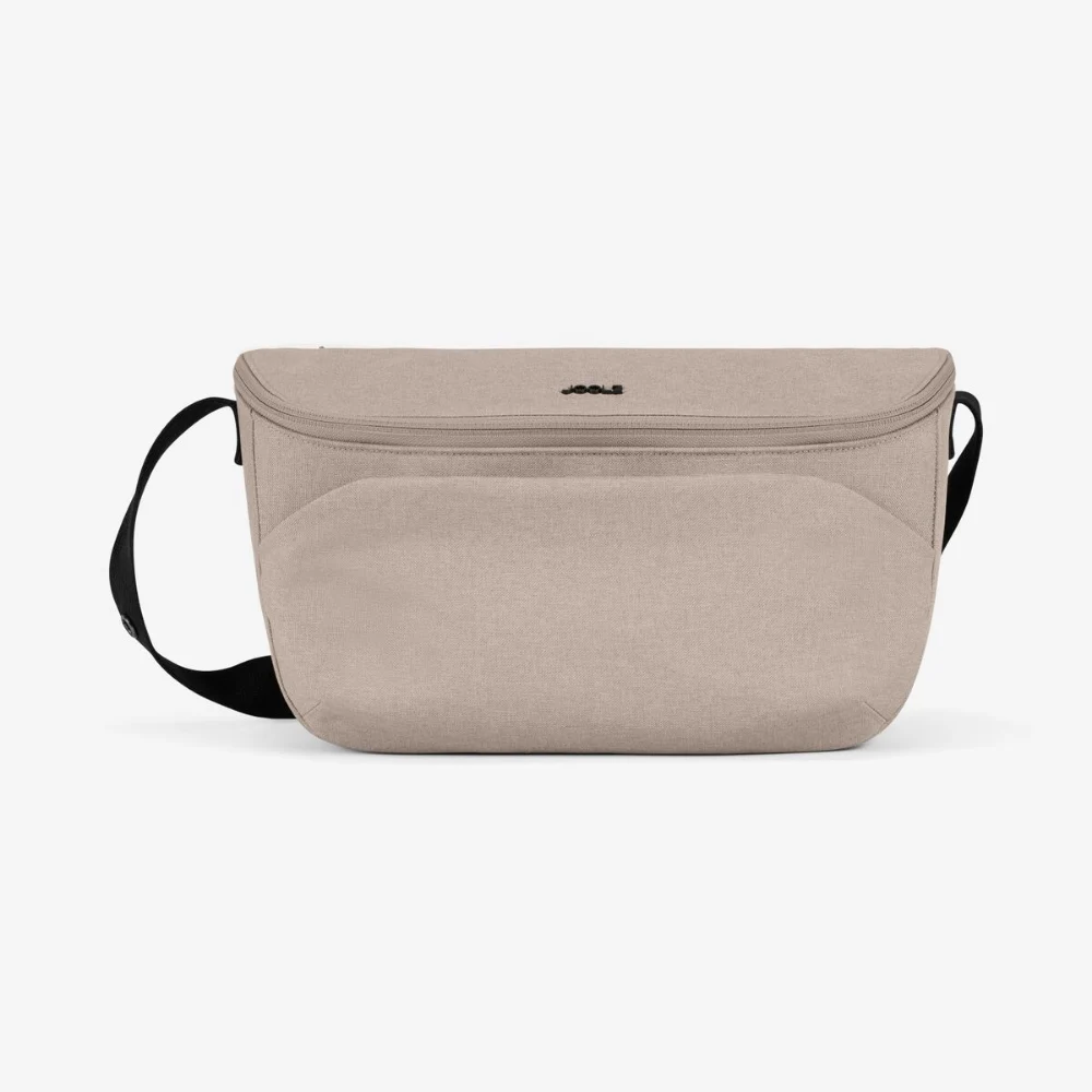 Joolz Compact Stroller Organiser, Magnetic Clip-On Handlebar Bag, 3 Compartments, Zip Pocket, Fits Geo, Aer, Hub and Day, Sandy Taupe - 560221
