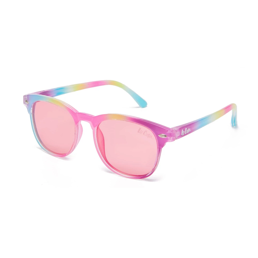 Lee Cooper Kids Classic Sunglasses, Pink Lenses - LCK115C03