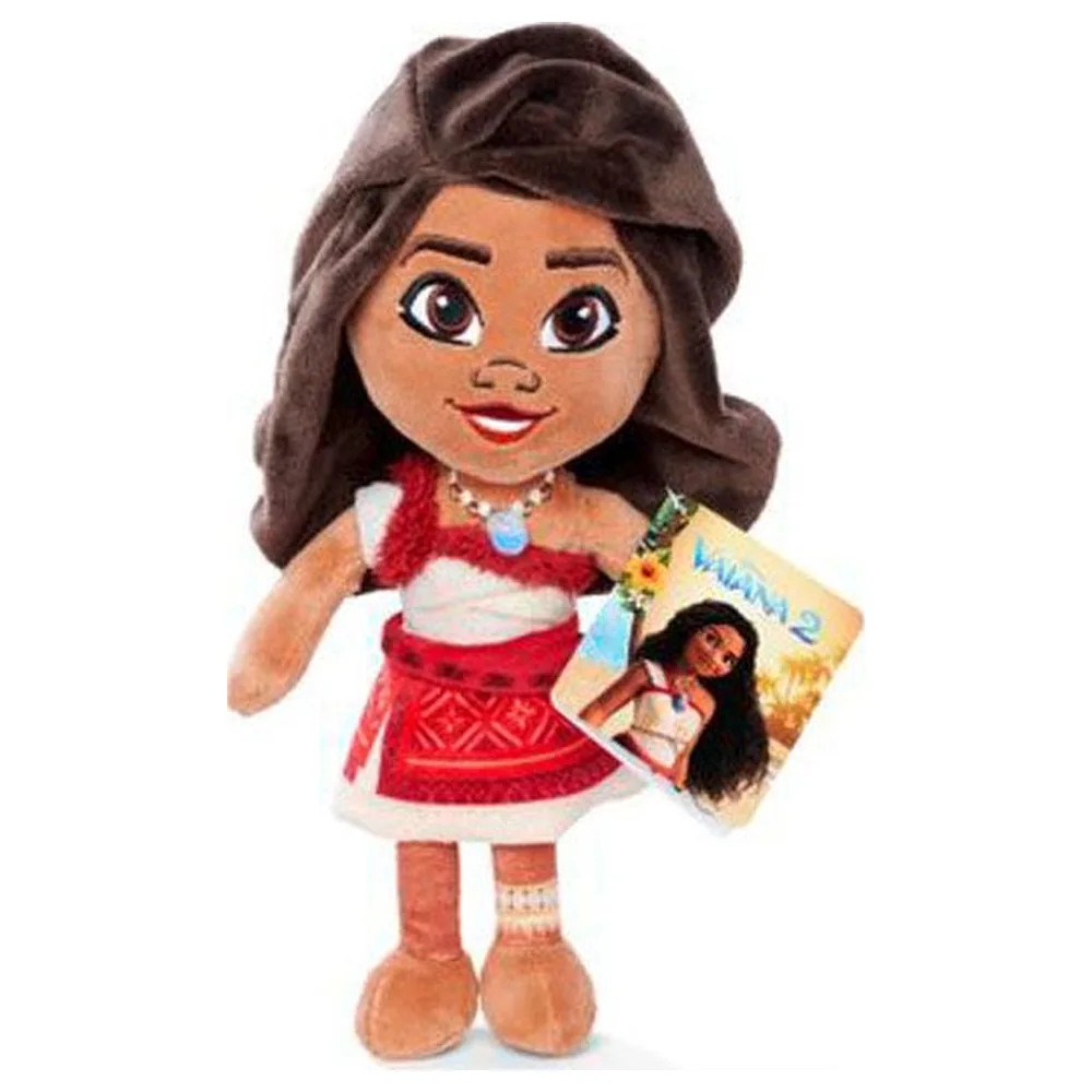Lifung Disney Princess Moana Medium Plush Doll with Iconic Movie Dress and Long Curly Hair - PDP2400305