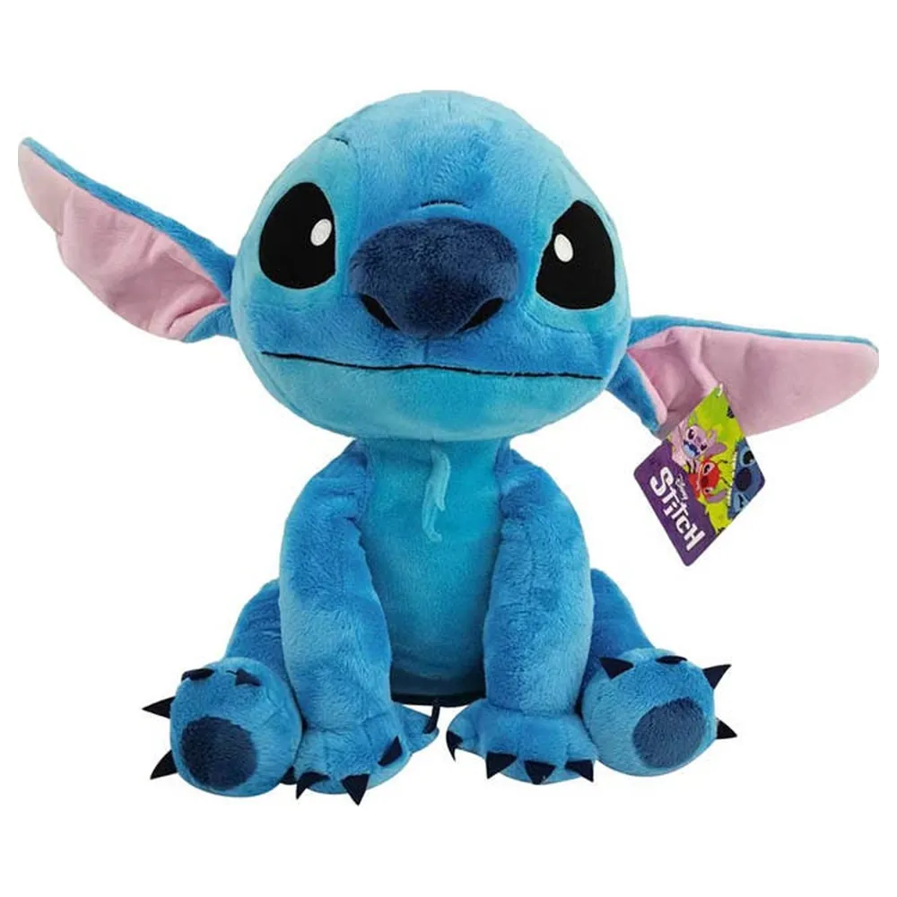 Lifung Disney Stitch Core Plush Toy, Medium, Fuzzy Texture, Floppy Ears, Embroidered Features, Recycled Polyester Stuffing, 3 Years+ - PDP1800299