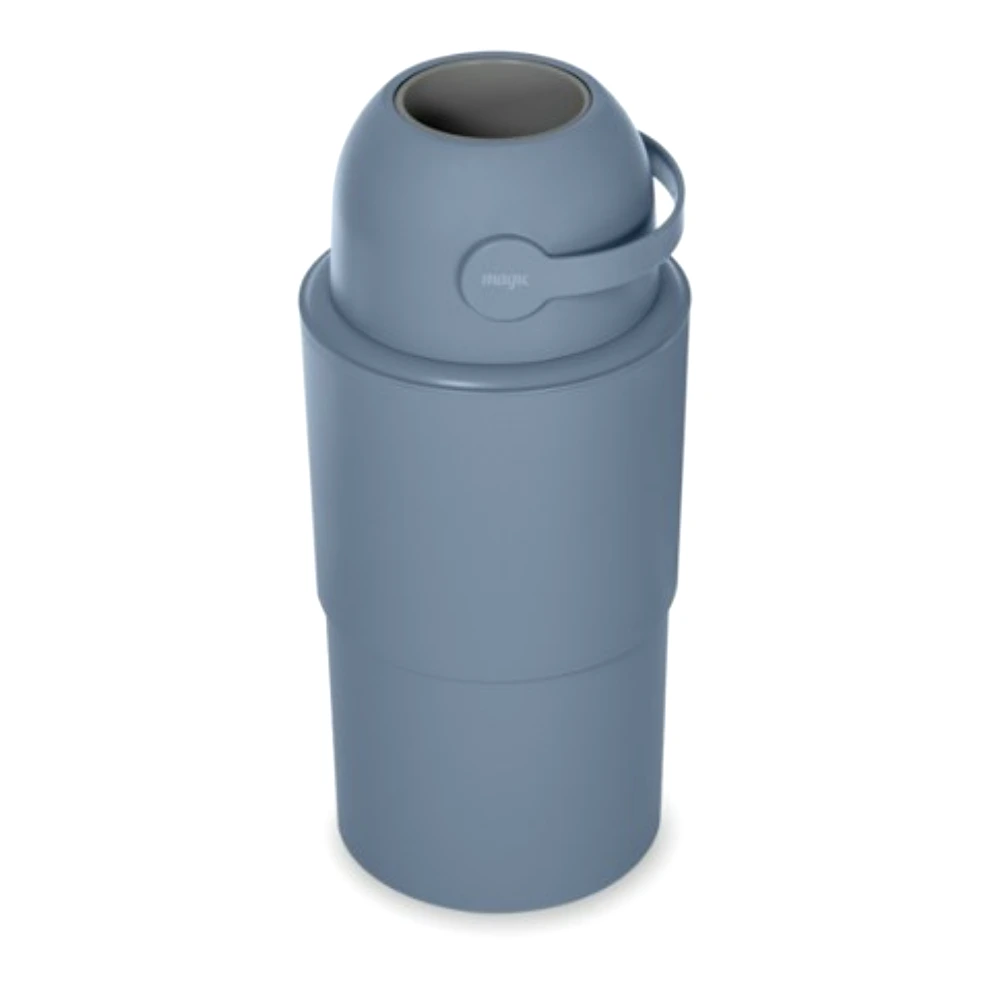 Magic HEKA L Diaper Pail, Odourless Telescopic Nappy Bin, 45 Diaper Capacity, Adjustable 40-63 cm, Uses Standard Bags, Free 15 Bags, Pigeon Blue - 10115631111 - Image 5