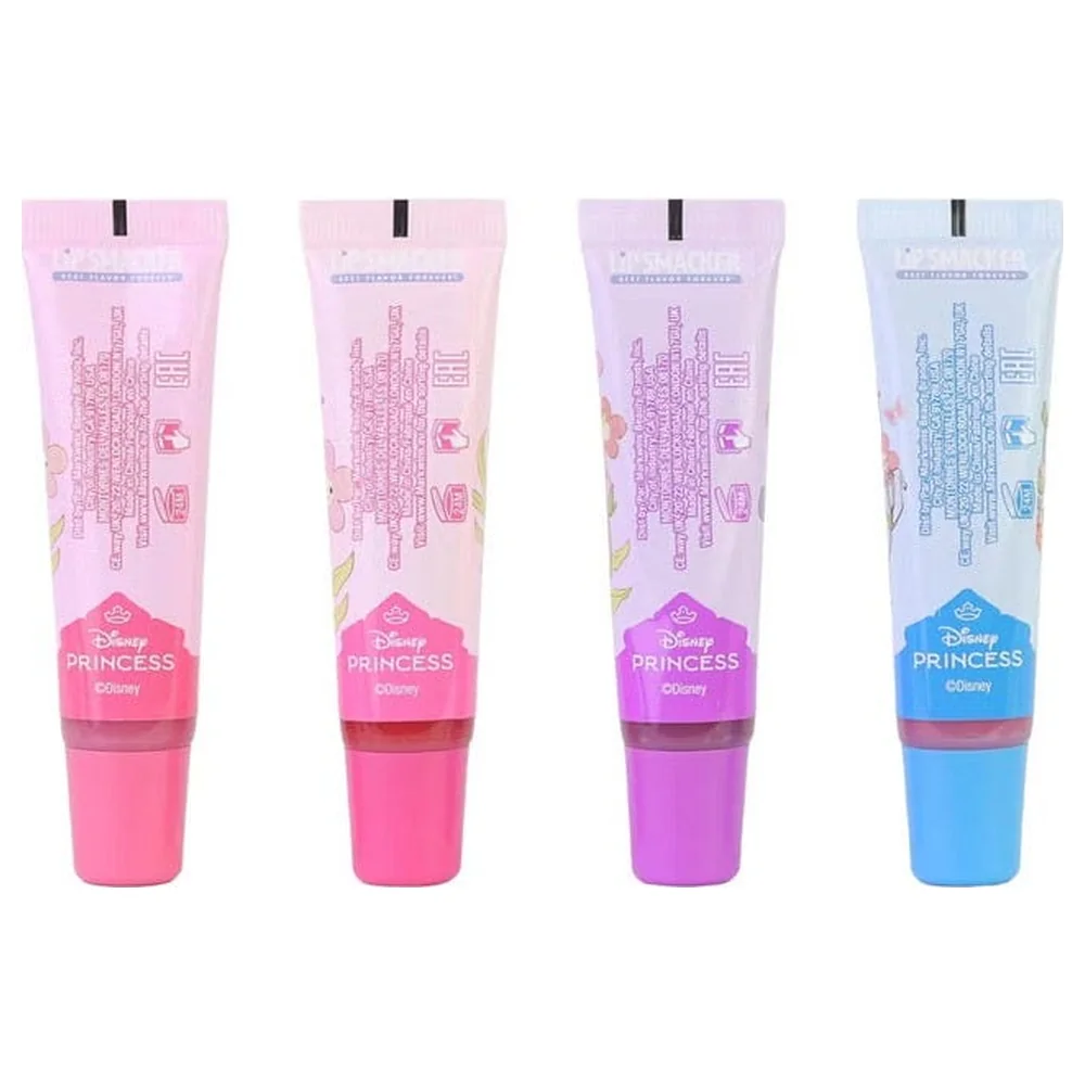 Markwins Lip Smacker Disney Princess Lip Balm Set, 4 Character-Themed Balms with Individual Scents, Adds Shine and Moisture - 146102674E - Image 3