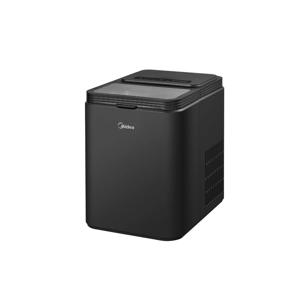 Midea 12kg Daily Bullet Ice Maker for Home Drink Stations, Chilled Refreshments and Entertaining, Obsidian Black - MERI12BG30KW