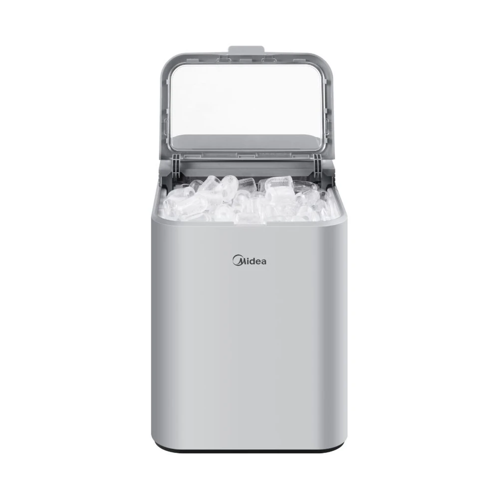 Midea 12kg Daily Bullet Ice Maker for Home Drink Stations, Chilled Refreshments and Entertaining, Rock Grey - MERI12BG43KW