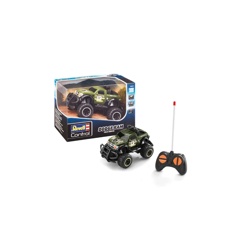 Revell Control Dodge RAM Field Hunter Remote-Control SUV with LED Underbody Lighting and 2-Channel Radio Control, Ages 6+ - 23491 - Image 2