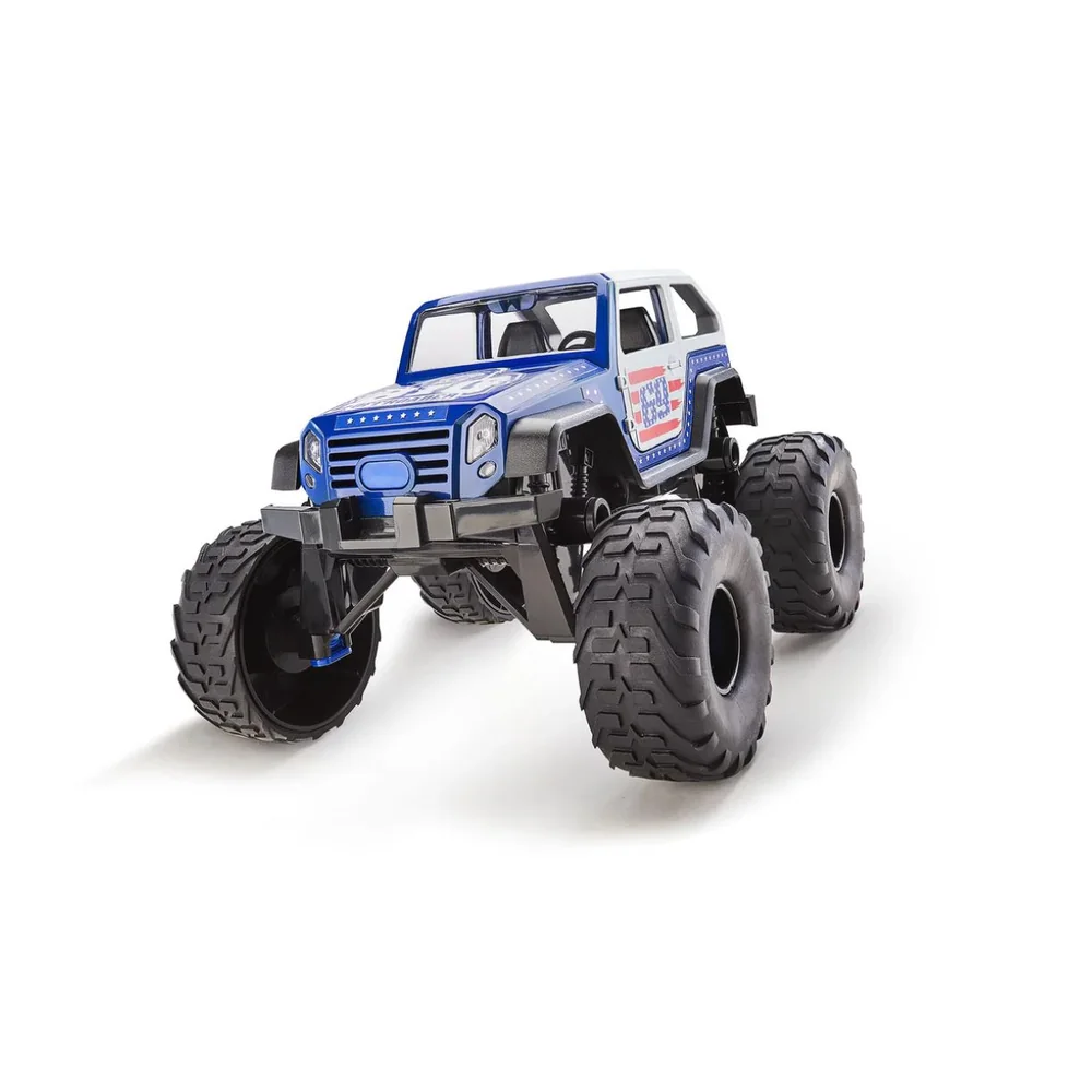 Revell First Construction Monster Truck Model Kit, 1 to 20 Scale, for Hands-On Building Adventures and Vehicle Play, Ages 4+ - 919