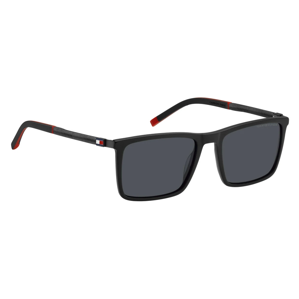 Tommy Hilfiger Mens UV Protected Rectangular Sunglasses, Grey Lenses, Full Rim - TH-2077-S-003 - Image 3