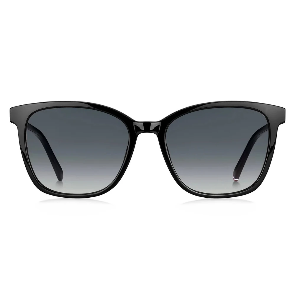 Tommy Hilfiger Womens UV Protected Rectangular Sunglasses, Dark Grey Shaded Lenses - TH-1723-S-807 - Image 4
