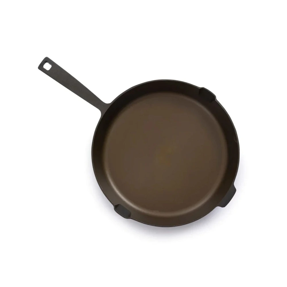Barebones 12 Inch All in One Cast Iron Skillet with Dutch Oven Lid, Pre-Seasoned, Polished Interior, Copper Accents, Camp & Kitchen - CKW-318 - Image 2