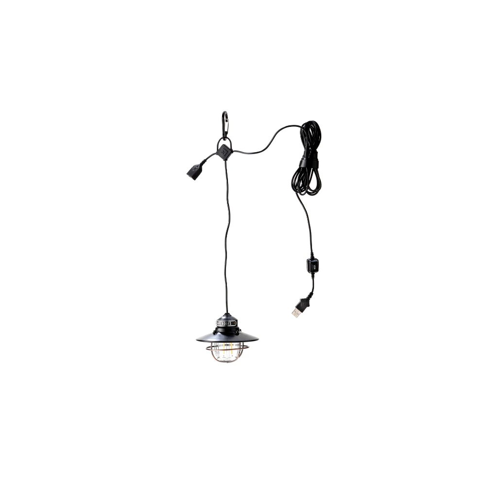 Barebones Edison Pendant Light, Water and Rust Resistant LED Hanging Light, Dimmable Edison Bulb, USB Powered, Links Up to 6 Lights, Antique Bronze - LIV-264 - Image 3